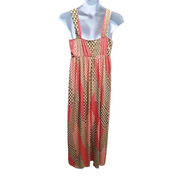 New Directions Sleeveless V-Neckline Elastic Waistband Geometric Print Dress 2X - Picture 5 of 6